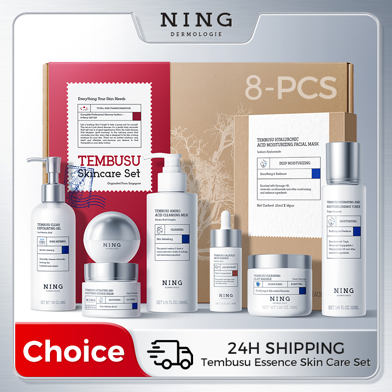 Skincare Salicylic Acid - Tembusu Essence Skin Care Set –8-Step