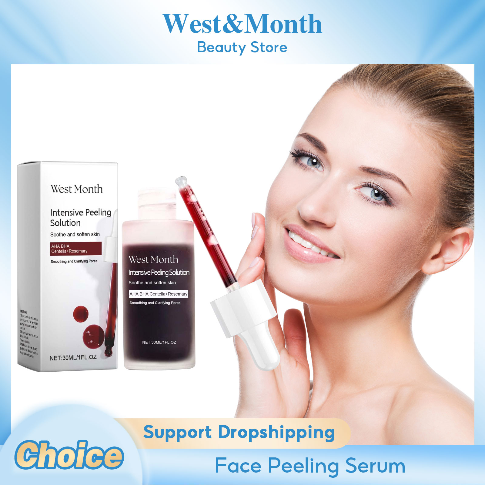 Skincare Salicylic Acid - Peeling Face Serum Fruit Acid AHA