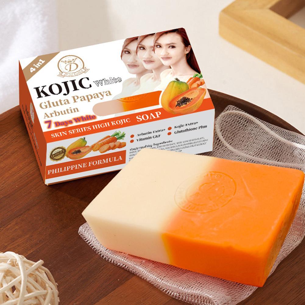 Kojic Acid Soap - Papaya & Turmeric Handmade Soap With