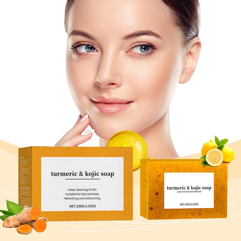 100g Turmeric Hand Made Soap,  - огляд і ціна Kojic Acid Soap