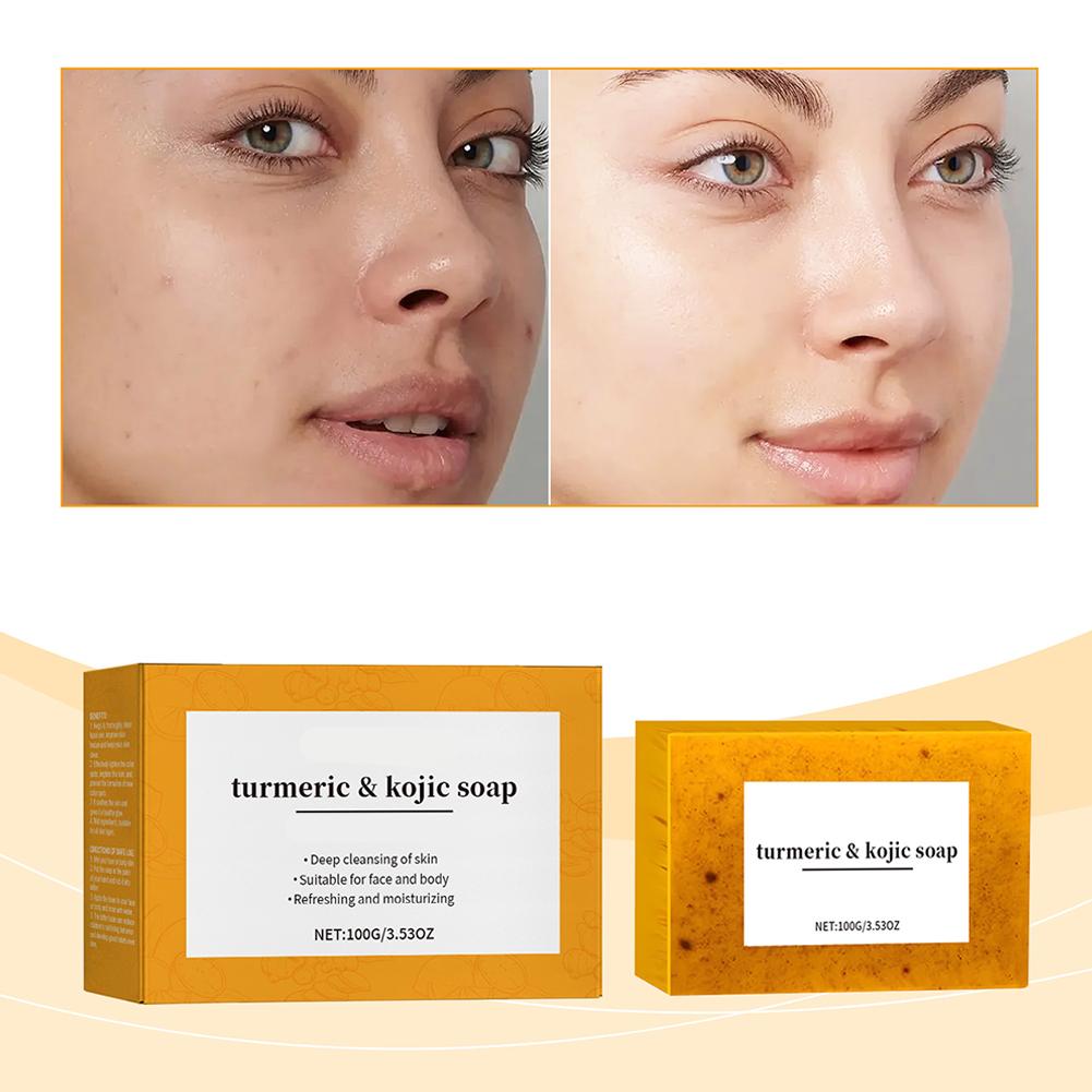 100g Turmeric Hand Made Soap,  - огляд і ціна Kojic Acid Soap