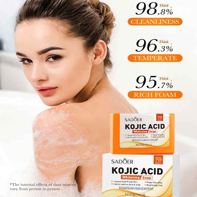 Handmade Whitening Soap Skin C - огляд і ціна Kojic Acid Soap