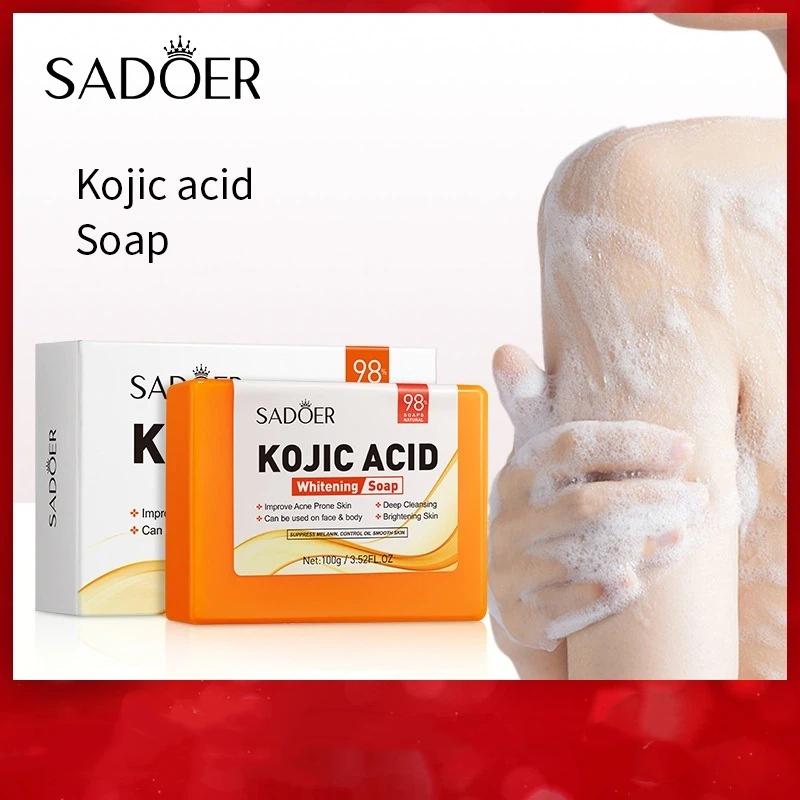 1Pc SADOER Kojic Acid Facial S - огляд і ціна Kojic Acid Soap